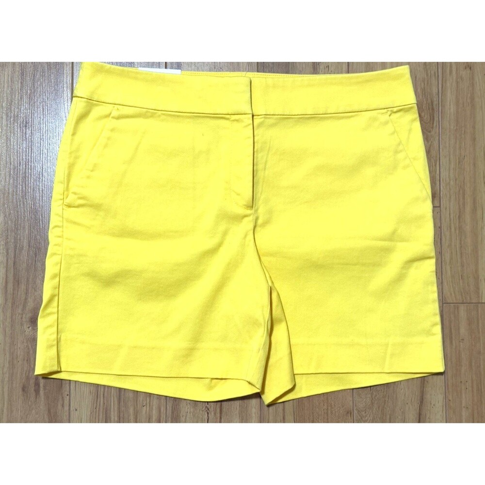 NEW The Rivera Shorts Loft Womens Size 6 Yellow Pockets Shorts NWT 6" Inseam NWT